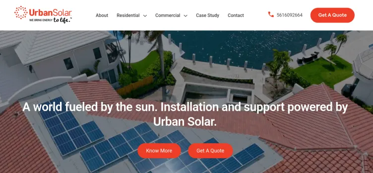 Screenshot Urban Solar Group