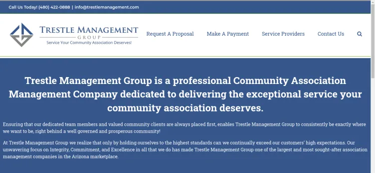 Screenshot Trestle Management Group