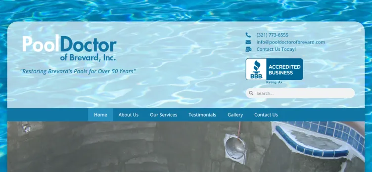 Screenshot Pool Doctor of Brevard