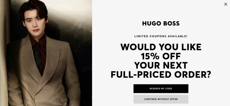 Screenshot HUGO BOSS Fashions