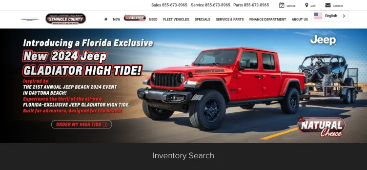 Screenshot Chrysler Dodge Jeep Ram Of Seminole County