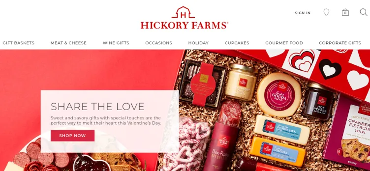 Screenshot Hickory Farms