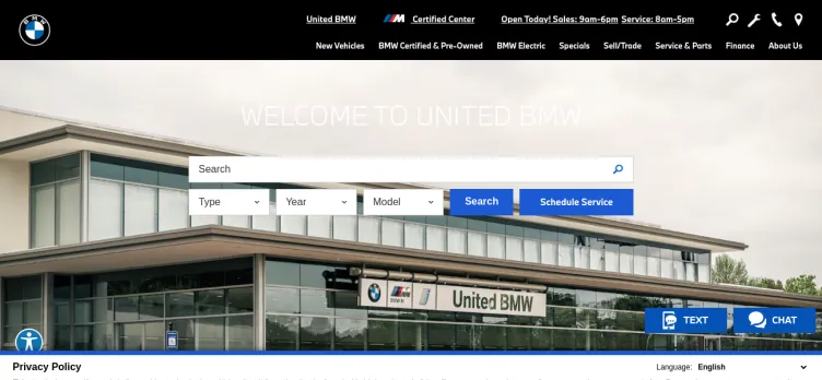 Screenshot United BMW-Roswell