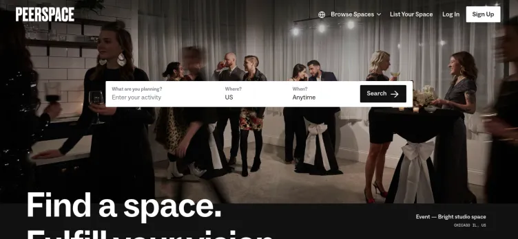 Screenshot Peer Space