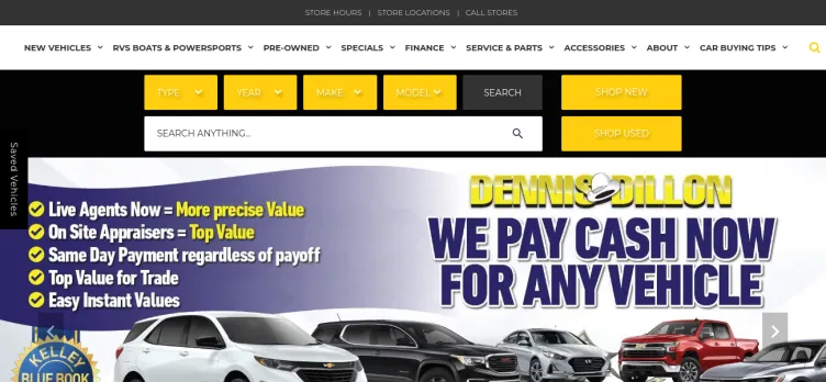 Screenshot Dennis Dillon Auto & Truck Center