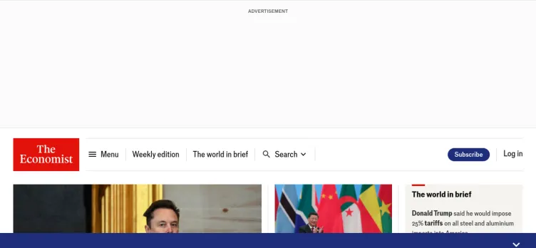 Screenshot The Economist