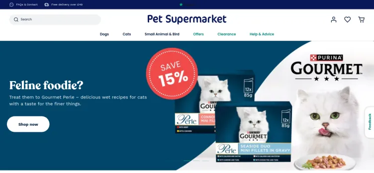 Screenshot Pet Supermarket