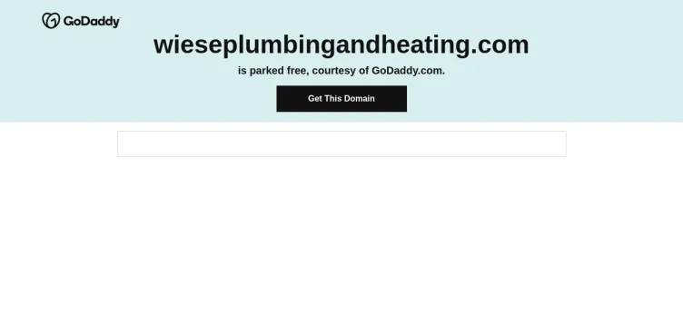 Screenshot Wiese Plumbing and Heating