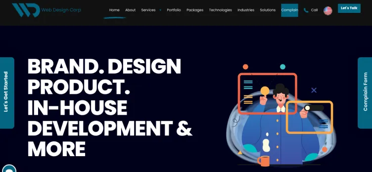Screenshot Web Design