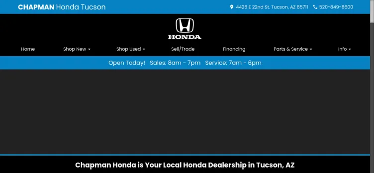 Screenshot Chapman Honda