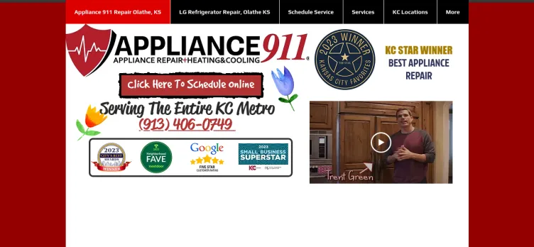 Screenshot Appliance 911