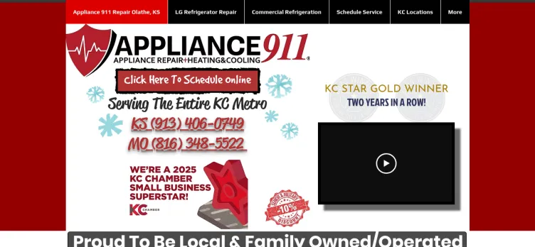 Screenshot Appliance 911