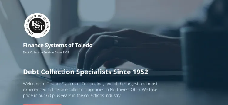 Screenshot Finance System of Toledo