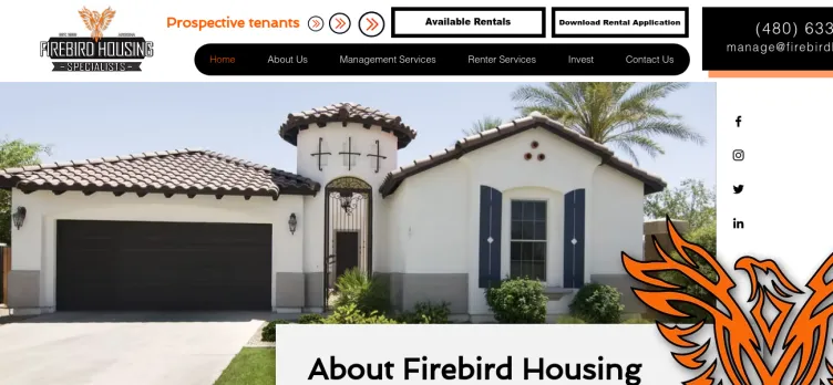 Screenshot Firebird Housing