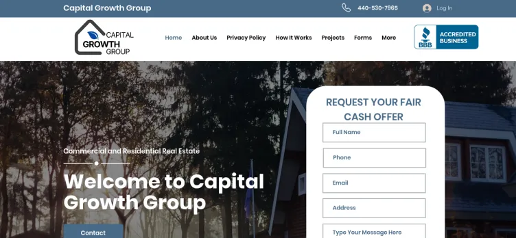 Screenshot Capital Growth Group
