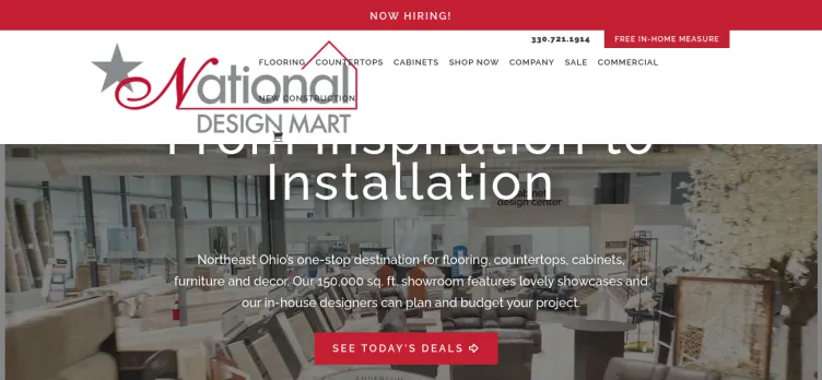Screenshot National Design Mart