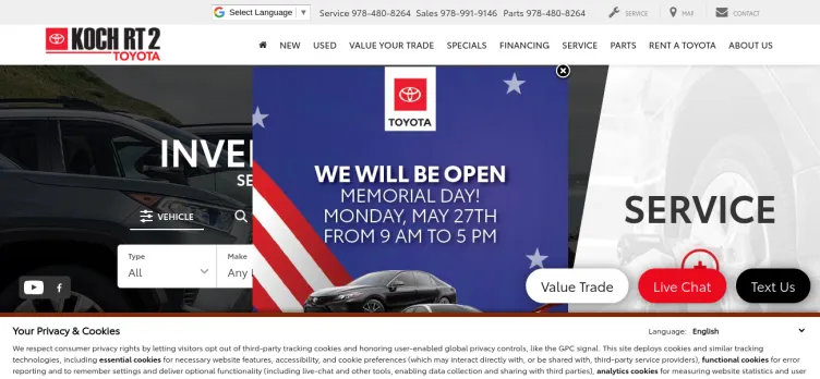 Screenshot Koch Rt 2 Toyota