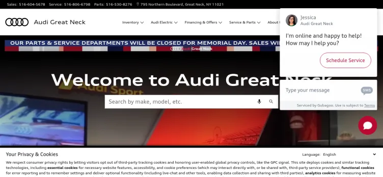 Screenshot Biener Audi