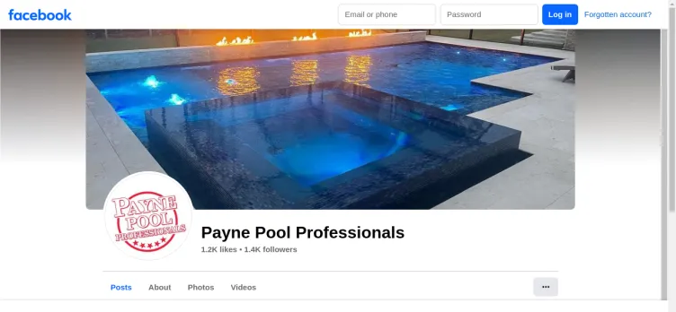 Screenshot Payne Pool Professionals