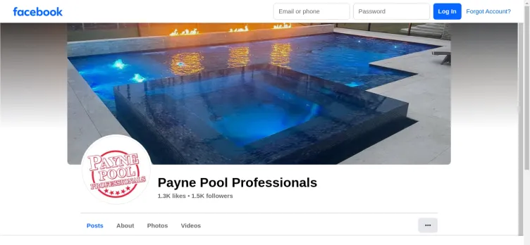 Screenshot Payne Pool Professionals