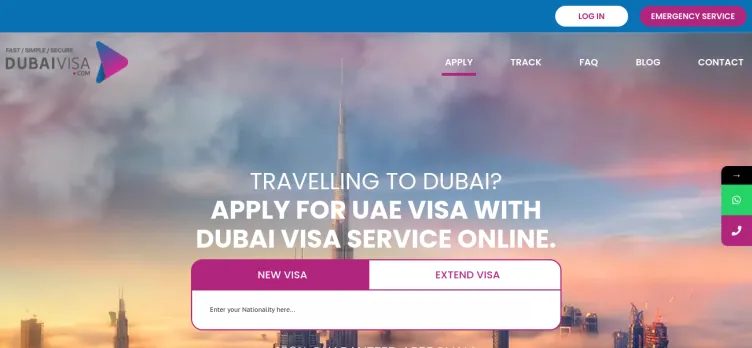 Screenshot Dubaivisa