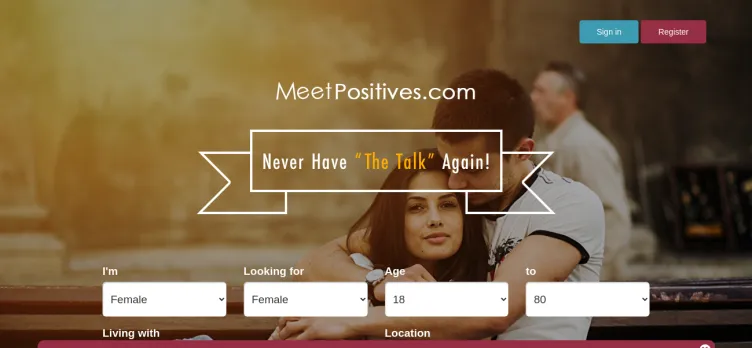 Screenshot MeetPositives