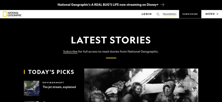 Screenshot National Geographic Partners