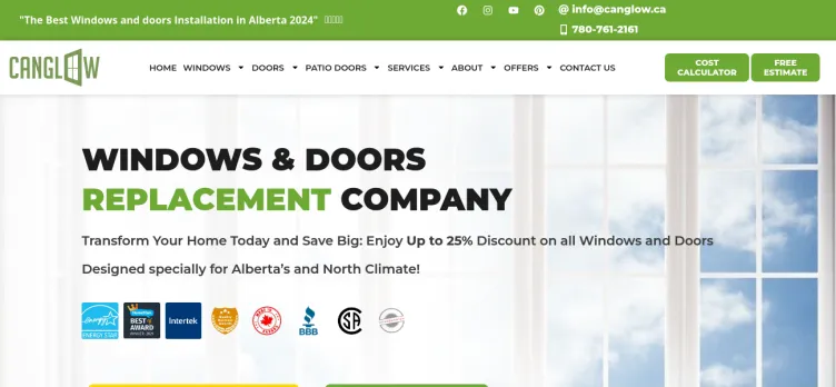 Screenshot Canglow Windows & Doors