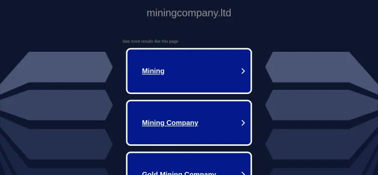 Screenshot Mining Company