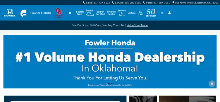 Screenshot Fowler Honda