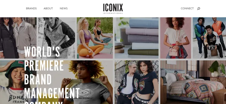 Screenshot Iconix Brand Group