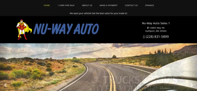 Screenshot Nu-Way Auto