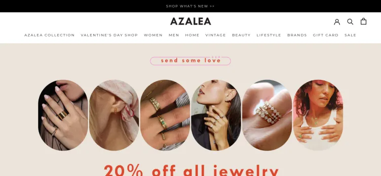 Screenshot Azalea Boutique