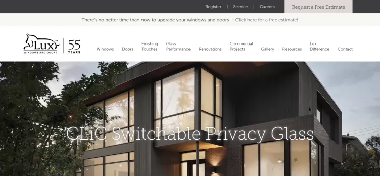 Screenshot Lux Windows & Glass