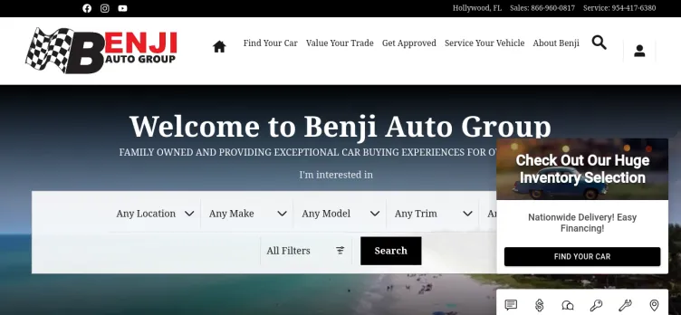 Screenshot Benji Auto Sales