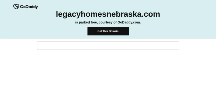 Screenshot Legacy Homes Omaha