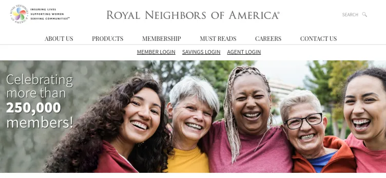Screenshot Royal Neighbors of America