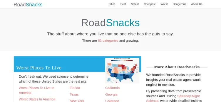Screenshot RoadSnacks