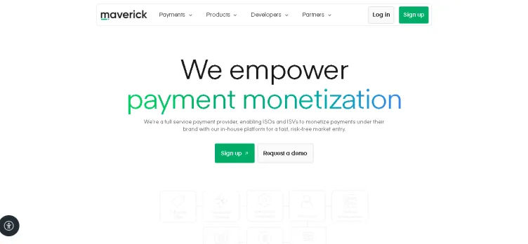 Screenshot Maverick Payments