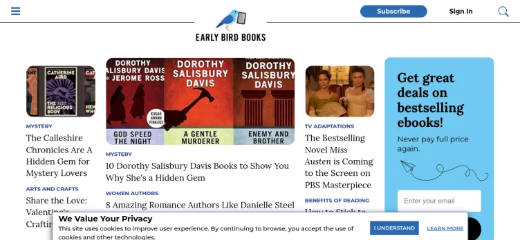 Screenshot Early Bird Books