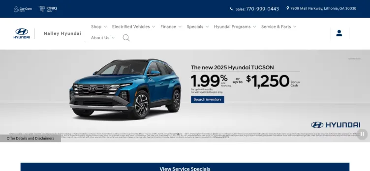 Screenshot Nalley Hyundai