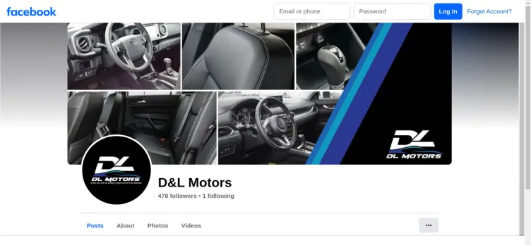 Screenshot D & L Motors