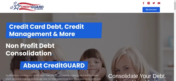 Screenshot CreditGUARD of America