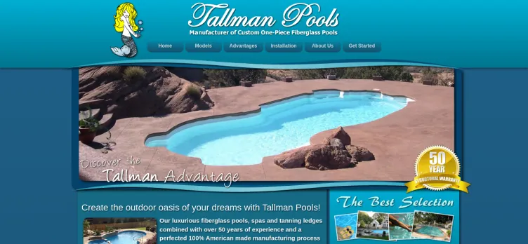 Screenshot Tallman Pools