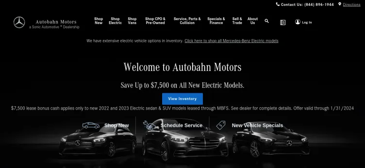 Screenshot Autobahn Motors