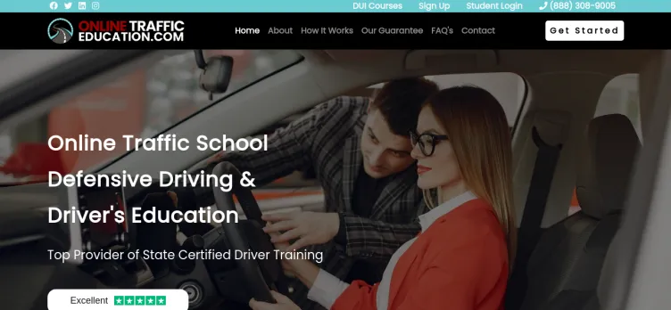 Screenshot Online Traffic Education