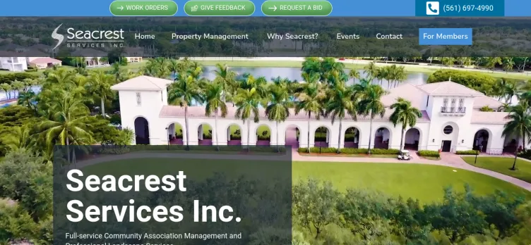Screenshot Seacrest Services
