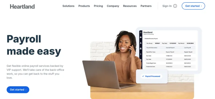 Screenshot Heartland Payroll Solutions