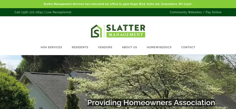 Screenshot Slatter Management Services