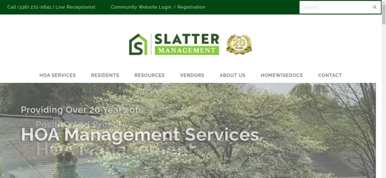 Screenshot Slatter Management Services